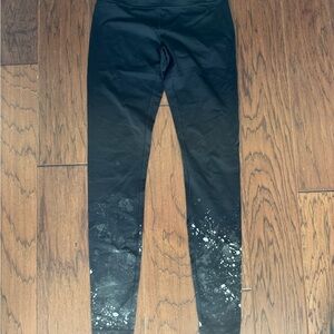 Ivivva Black Splatter Leggings